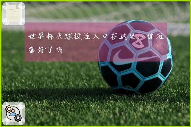 世界杯买球投注入口在这里，你准备好了吗